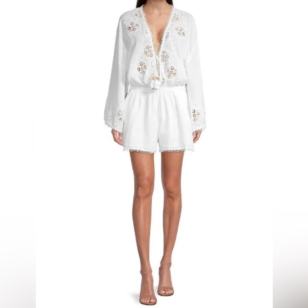White Ramy Brook Romper Sz S. Brand new